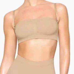 Skims women’s size Xs Seamless Sculpt Bandeau Bra No Straps